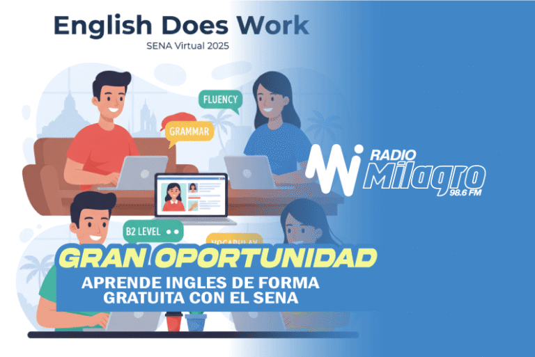 ¡Atención Oicatá! SENA lanza ‘English Does Work’ 2025: El curso virtual y gratuito para alcanzar el nivel B2 de inglés